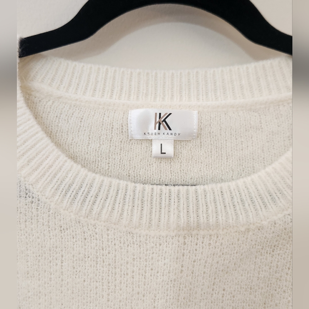 Krush Kandy Free Fall Leaf Patchwork Cream Pullov… - image 8